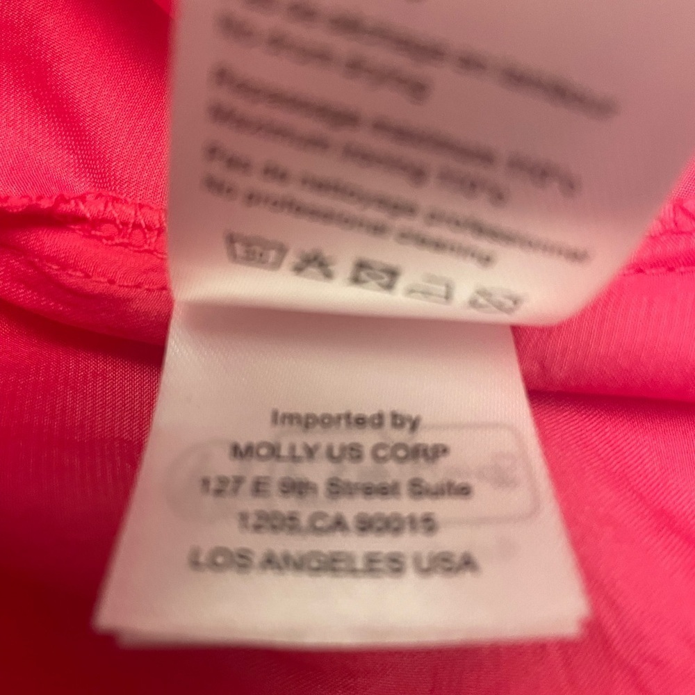 NWT Lili Sidonio by Molly Bracken Mini Dress in Fushia Size M - Picture 9 of 11